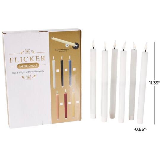 11" Flameless Wax Candles with Remote Control